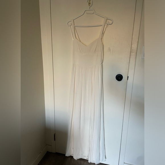 Reformation white hollyhock dress - size 8 - Picture 3 of 4